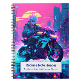 Personalized Anime Themed Notebook ノートブック