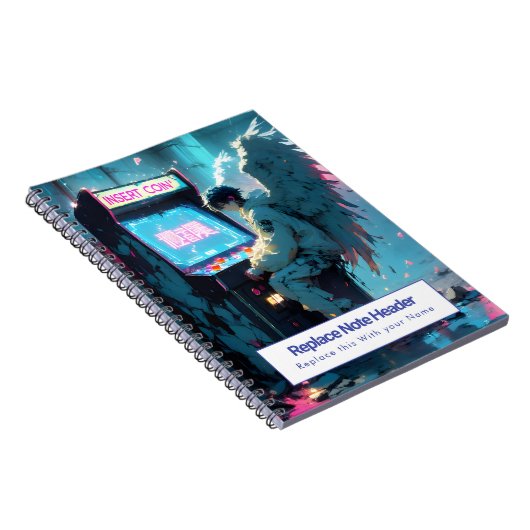 Personalized Anime Themed Notebook ノートブック (右側)