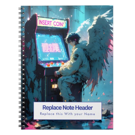 Personalized Anime Themed Notebook ノートブック (正面)