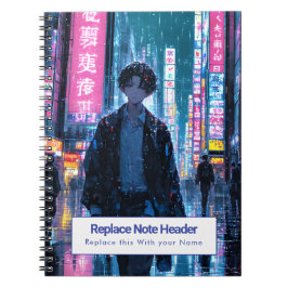 Personalized Anime Themed Notebook ノートブック