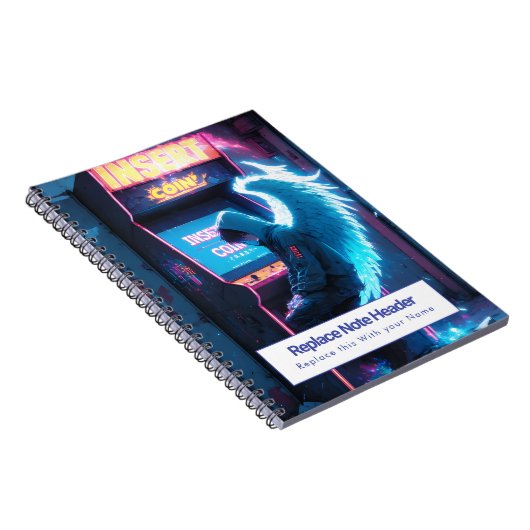 Personalized Anime Themed Notebook ノートブック (右側)