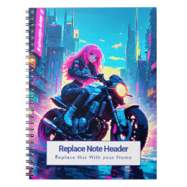 Personalized Anime Themed Notebook ノートブック
