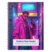 Personalized Anime Themed Notebook ノートブック (正面)