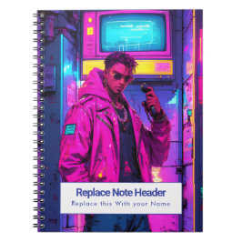 Personalized Anime Themed Notebook ノートブック