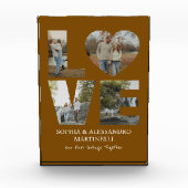 Personalized Anniversary Photo Block フォトブロック (正面)