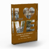 Personalized Anniversary Photo Block フォトブロック (左)