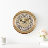 Personalized Anniversary Wall Clock ラージ壁時計 (ホーム)