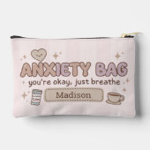 Personalized Anxiety Bag Panic Pouch Makeup Bag アクセサリーポーチ (裏面)