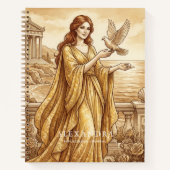 Personalized Aphrodite Reflections Journal ノートブック (正面)