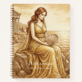 Personalized Aphrodite Reflections Journal ノートブック (正面)