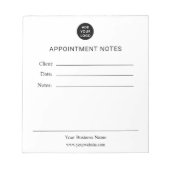 Personalized Appointment Notes Notepad ノートパッド (正面)