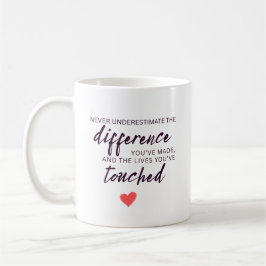 Personalized Appreciation Quote コーヒーマグカップ