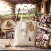 Personalized Après Golf Bachelorette Bride Tribe トートバッグ