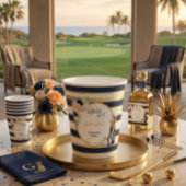 Personalized Après Golf Bachelorette Weekend Gold  紙コップ