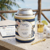 Personalized Après Golf Bachelorette Weekend Gold  缶クーラー