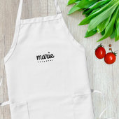 Personalized apron with name / Kitchen apron  ロングエプロン