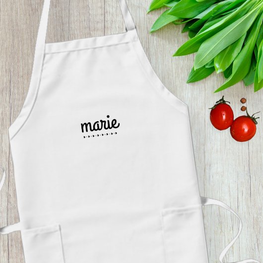 Personalized apron with name / Kitchen apron ロングエプロン
