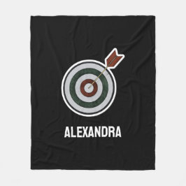 Personalized Archery Custom Archer Bow Arrows フリースブランケット