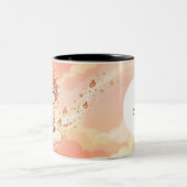 Personalized Aries Zodiac Mug ツートーンマグカップ (中央)