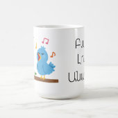 Personalized Armenian Good Morning Mug With Birds コーヒーマグカップ (中央)