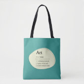 Personalized Art Definition Tote Bag トートバッグ (正面)