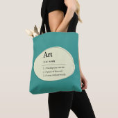 Personalized Art Definition Tote Bag トートバッグ (クローズアップ)