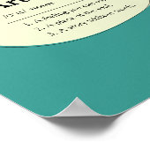 Personalized Art Dictionary Definition Poster ポスター (角)