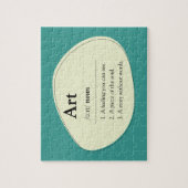 Personalized Art Dictionary Jigsaw Puzzle ジグソーパズル (縦)