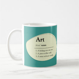 Personalized Art Dictionary Style Coffee Mug コーヒーマグカップ