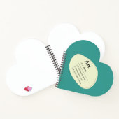 Personalized Art Dictionary Style Heart Sketchbook ノートブック (内部)