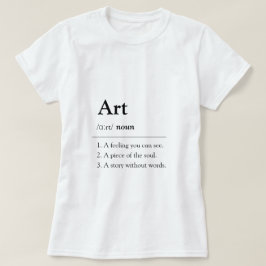 Personalized Art Dictionary Style T-Shirt Tシャツ