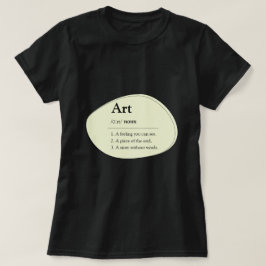 Personalized Art Dictionary Style T-Shirt Tシャツ