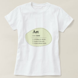 Personalized Art Dictionary Style T-Shirt Tシャツ