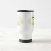 Personalized Art Dictionary Style Travel Mug トラベルマグ (中央)