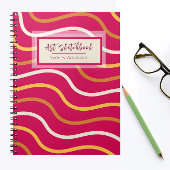 Personalized Art Sketchbook BOHO Themed Journal ノートブック