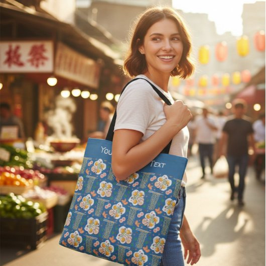 Personalized Asian Food Illustration Tote Bag トートバッグ