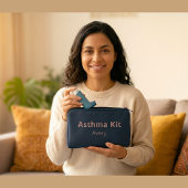 Personalized Asthma Kit Pouch –Elegant Inhaler Bag アクセサリーポーチ