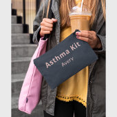 Personalized Asthma Kit Pouch –Elegant Inhaler Bag アクセサリーポーチ