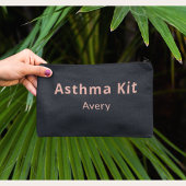 Personalized Asthma Kit Pouch –Elegant Inhaler Bag アクセサリーポーチ