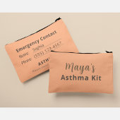 Personalized Asthma Kit Pouch –Elegant Inhaler Bag アクセサリーポーチ