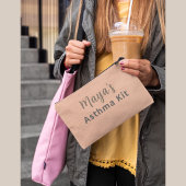 Personalized Asthma Kit Pouch –Elegant Inhaler Bag アクセサリーポーチ