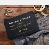 Personalized Asthma Kit Pouch –Elegant Inhaler Bag アクセサリーポーチ