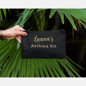 Personalized Asthma Kit Pouch –Elegant Inhaler Bag アクセサリーポーチ