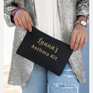 Personalized Asthma Kit Pouch –Elegant Inhaler Bag アクセサリーポーチ