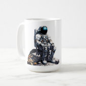 Personalized Astronaut Gift – I Need More Space コーヒーマグカップ (正面左)