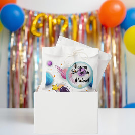 Personalized Astronaut & Planets Favor Bags フェイバーバッグ