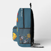 Personalized Astronaut Space School Supplies プリントバックパック (右)