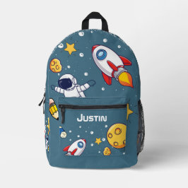 Personalized Astronaut Space School Supplies プリントバックパック