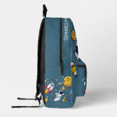 Personalized Astronaut Space School Supplies プリントバックパック (左)
