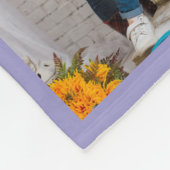 Personalized Aunt Violet 6 Custom Family Photo フリースブランケット (角)